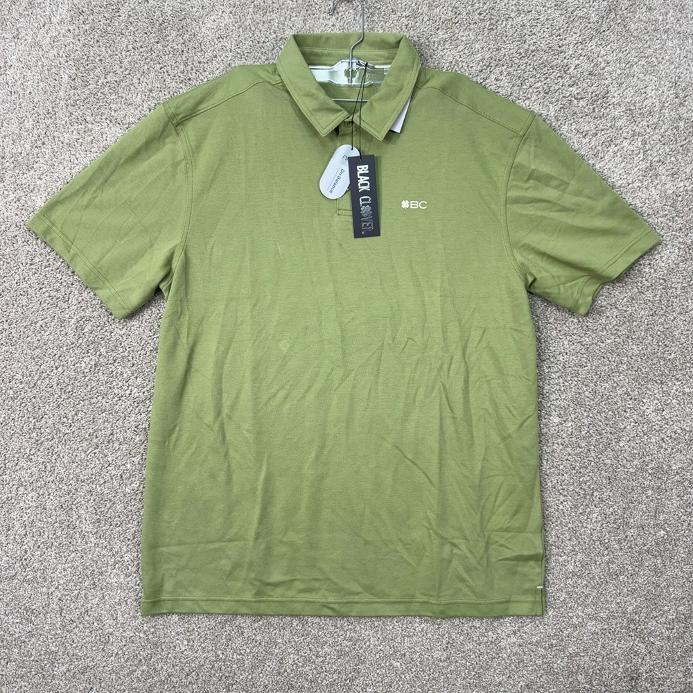 Black Clover Everyday Polo Mens XL Guacamole Green Dri-Balance Short Sleeve New